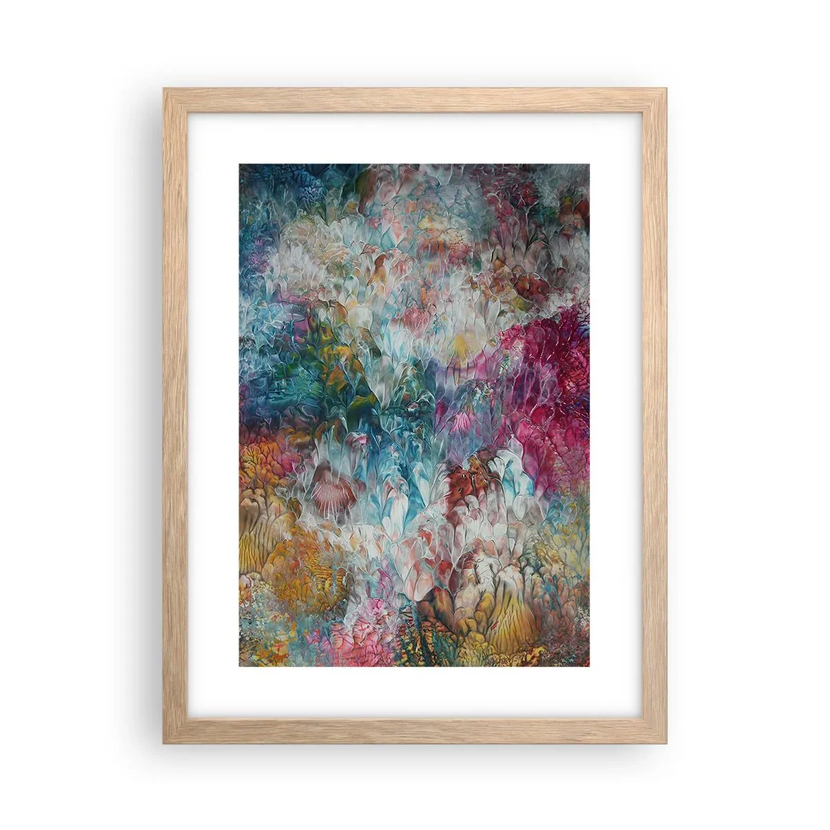 Affisch i ram av ljusek - I full blom - 30x40 cm