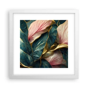Affisch i vit ram - Naturlig elegans och stil - 30x30 cm