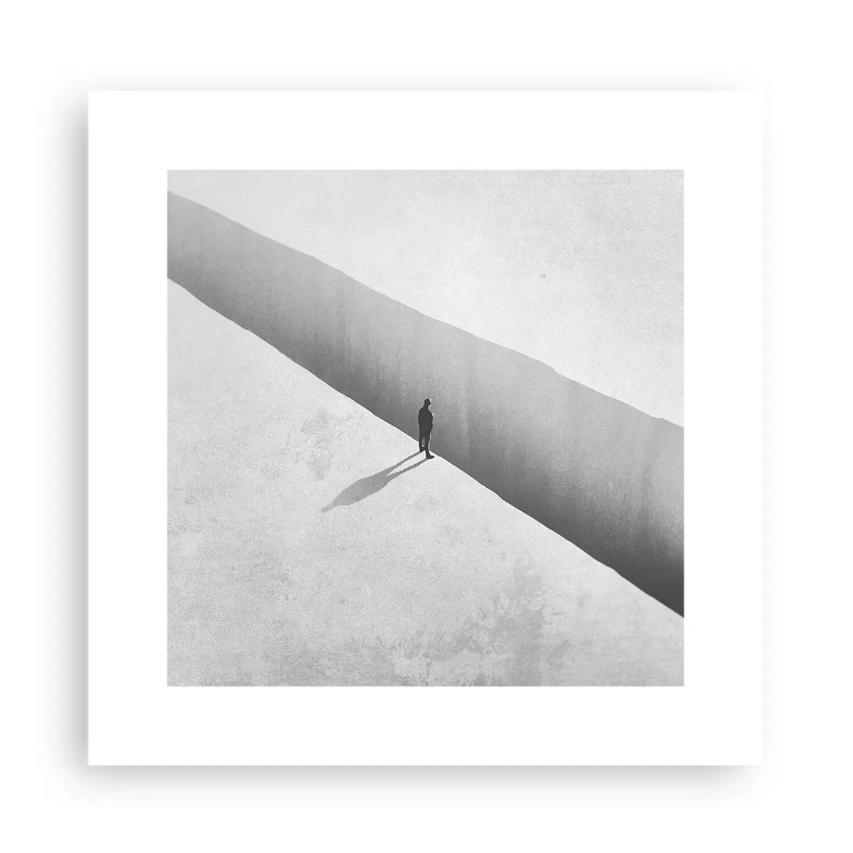 Affisch - Tydligt mål - 30x30 cm