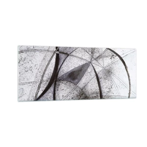 Glastavla - Bild på glas - Futuristisk fantasi - 100x40 cm