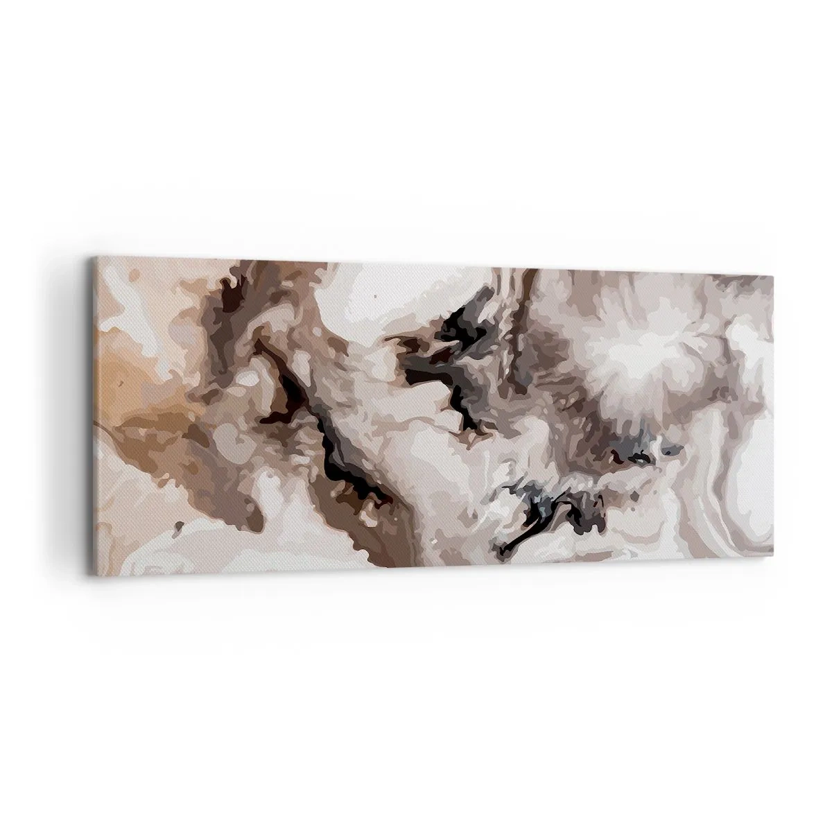 Canvastavla - Bild på duk - En galax födelse - 120x50 cm