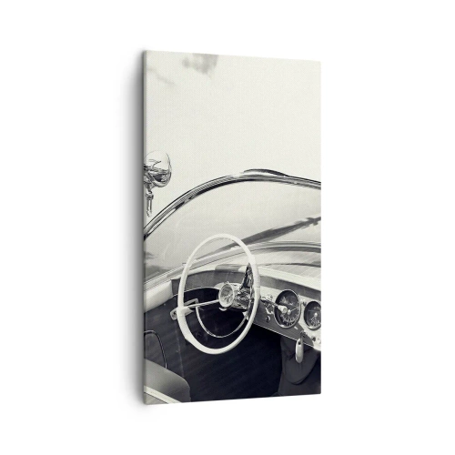 Canvastavla - Bild på duk - Väder för de rika - 45x80 cm