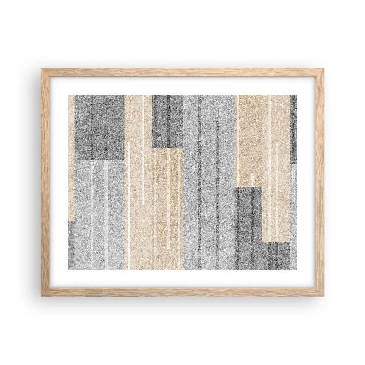 Affisch i ram av ljusek - Komposition: allt i lod - 50x40 cm