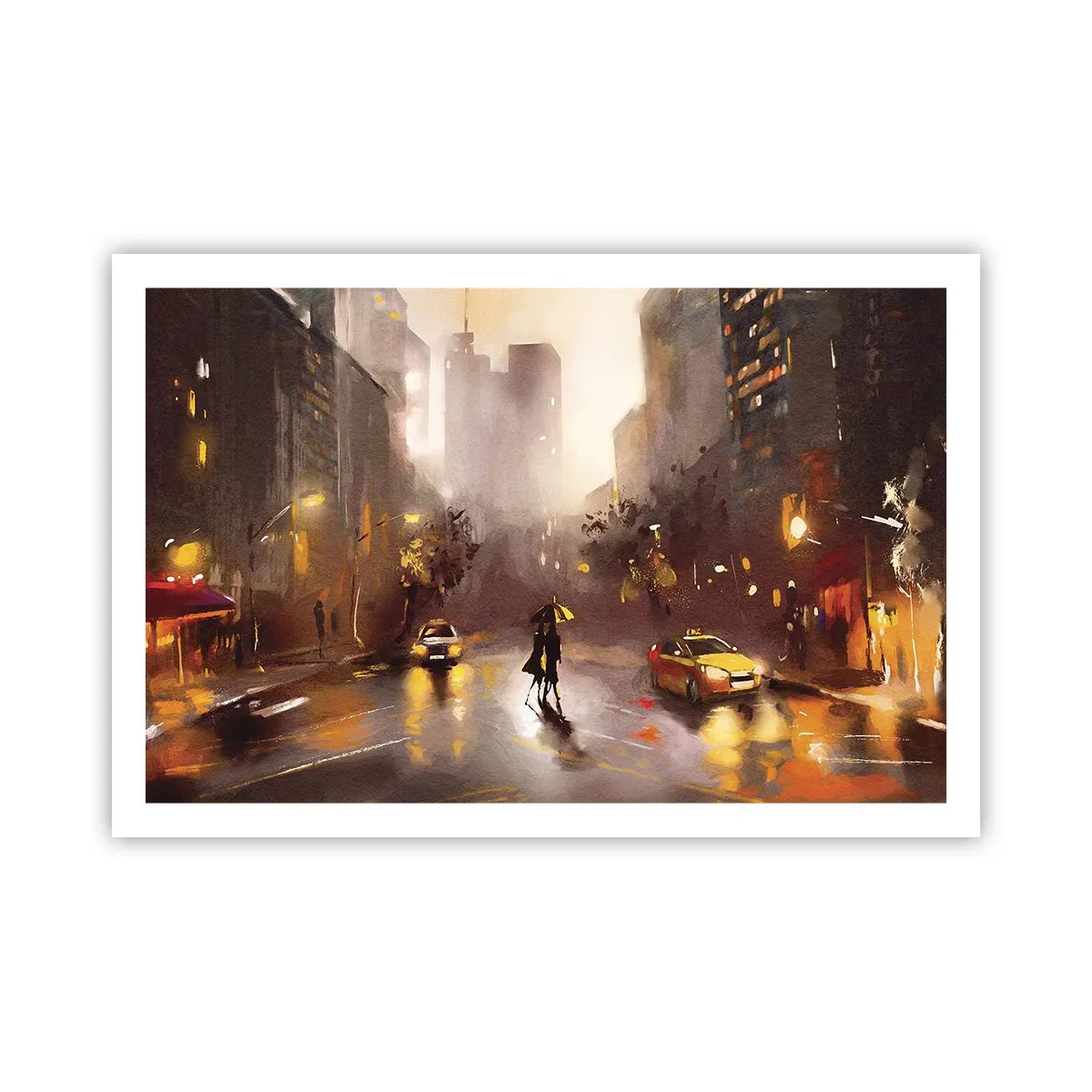 Affisch - I New Yorks ljus - 91x61 cm