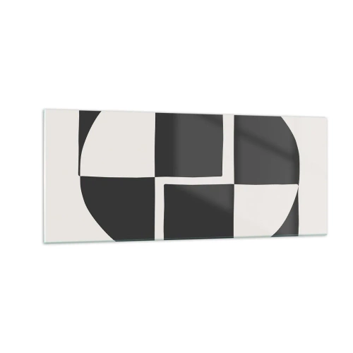 Glastavla - Bild på glas - Antites – syntes - 100x40 cm