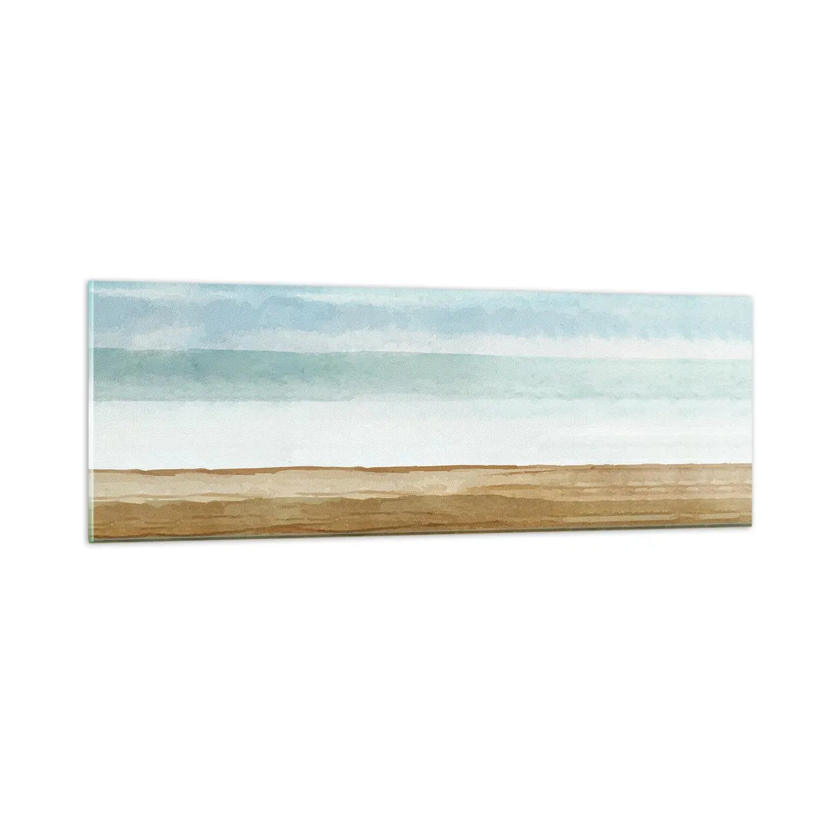 Glastavla - Bild på glas - Svalkande - 90x30 cm