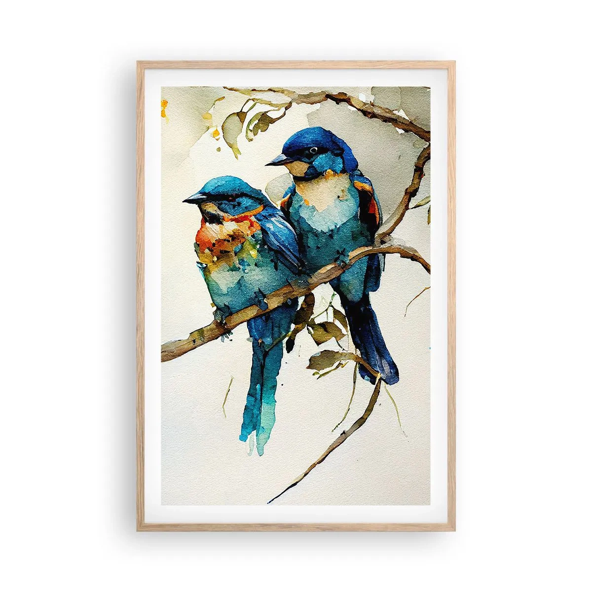 Affisch i ram av ljusek - Sur? - 61x91 cm