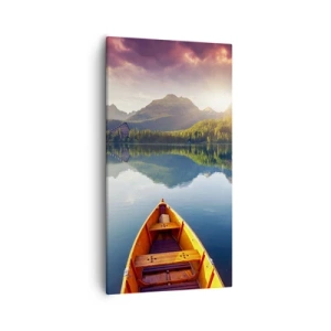 Canvastavla - Bild på duk - Ingenting mot naturen - 55x100 cm