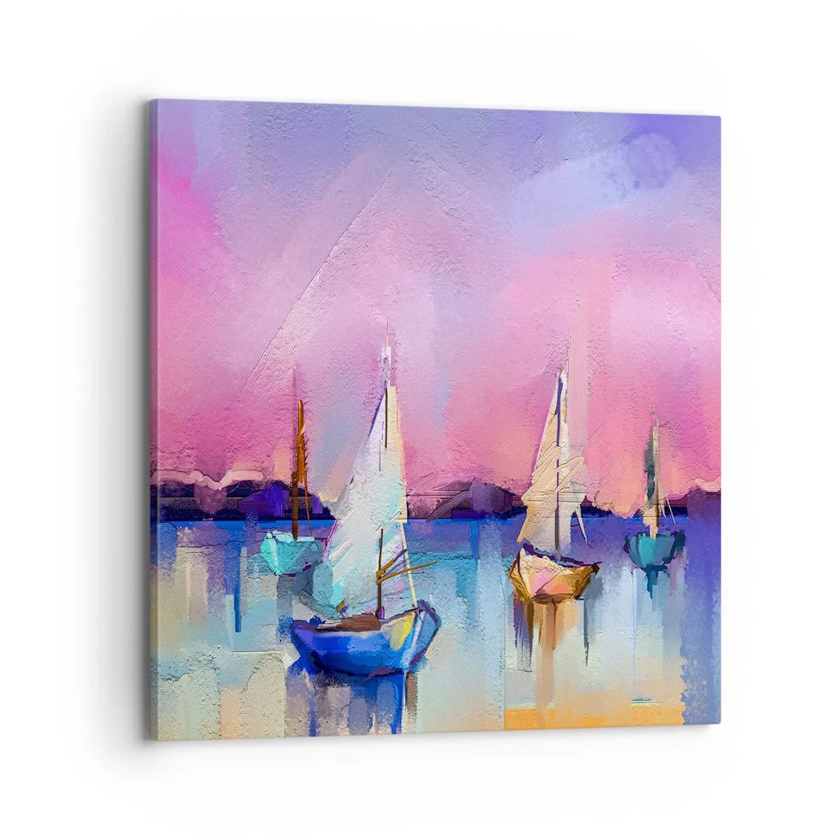 Canvastavla - Bild på duk - Riktning: öppet vatten - 70x70 cm