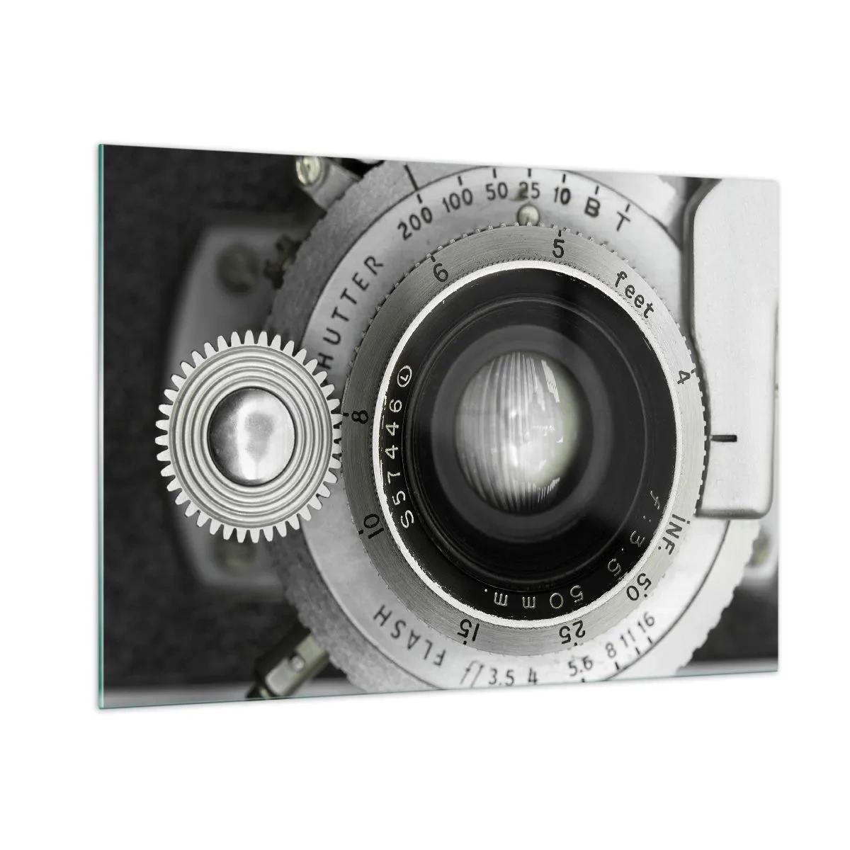 Glastavla - Bild på glas - En berättelse om Hollywood - 100x70 cm