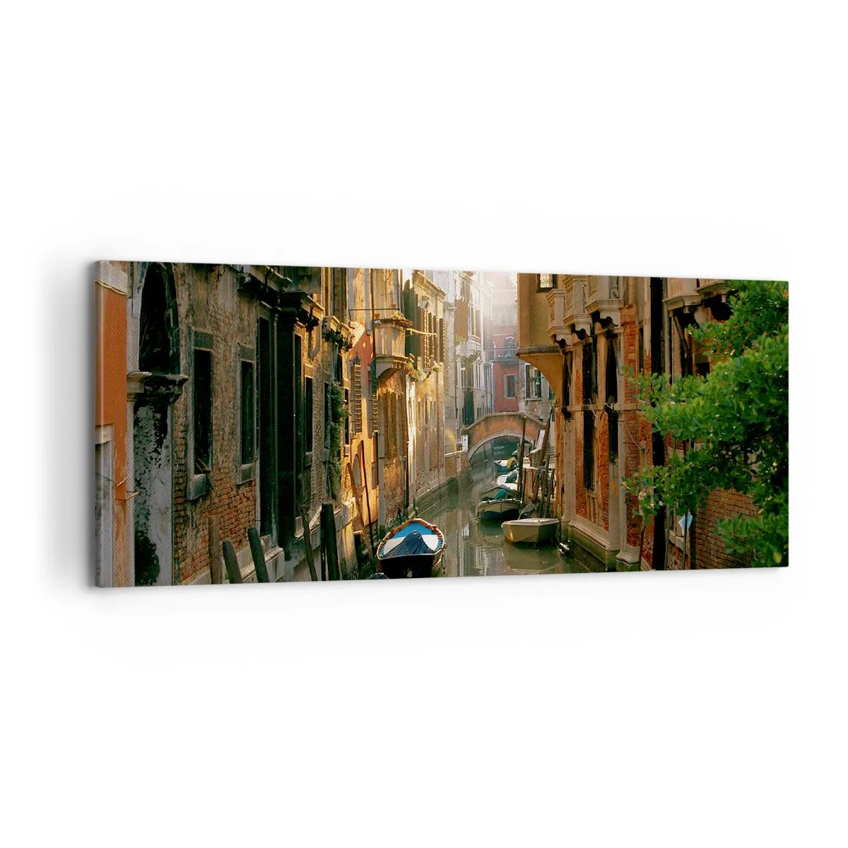 Canvastavla - Bild på duk - På en gränd i Venedig - 100x40 cm