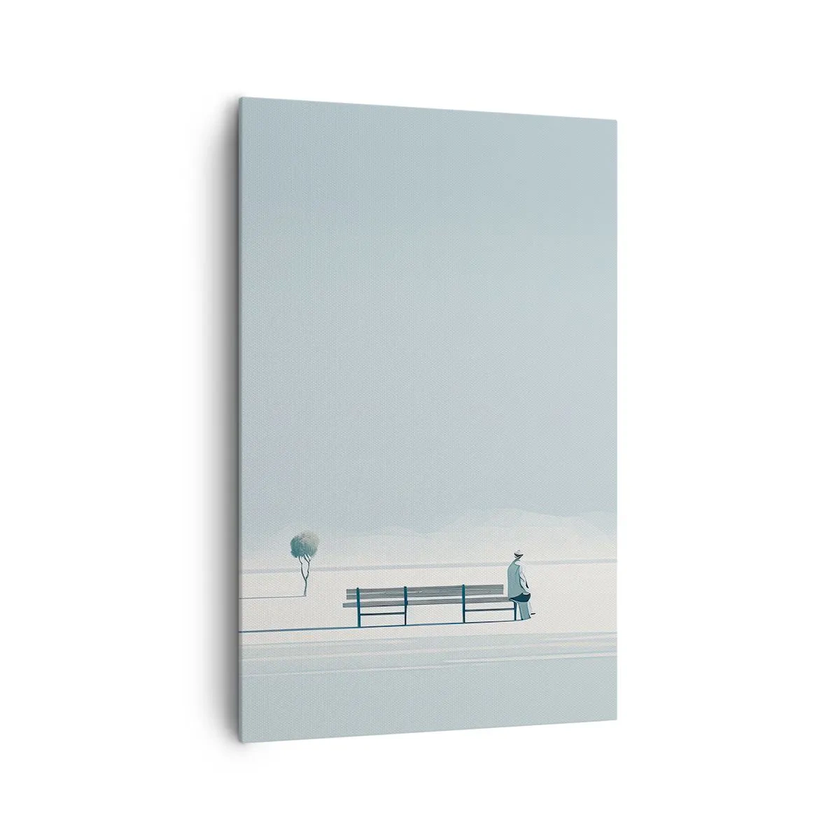 Canvastavla - Bild på duk - Ja, jag väntar. - 80x120 cm