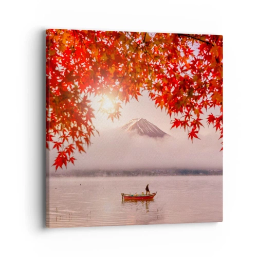 Canvastavla - Bild på duk - I japansk stämning - 40x40 cm