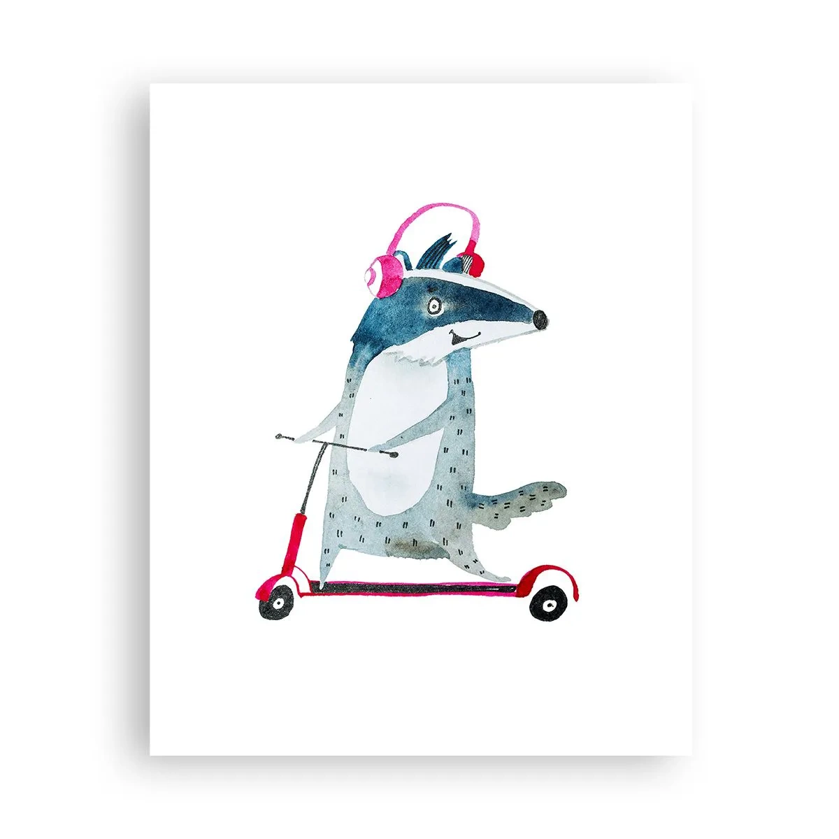 Affisch - Grävlingens glädje - 40x50 cm