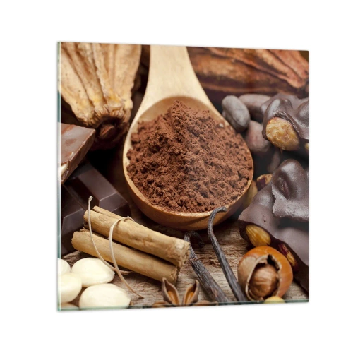 Glastavla - Bild på glas - Bäst för sorgen - 30x30 cm