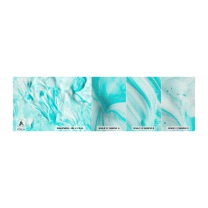 Provbit av fototapet Premium Canvas - Alltid tillsammans - Abstraktion, Bit, Boho - 100x30 cm