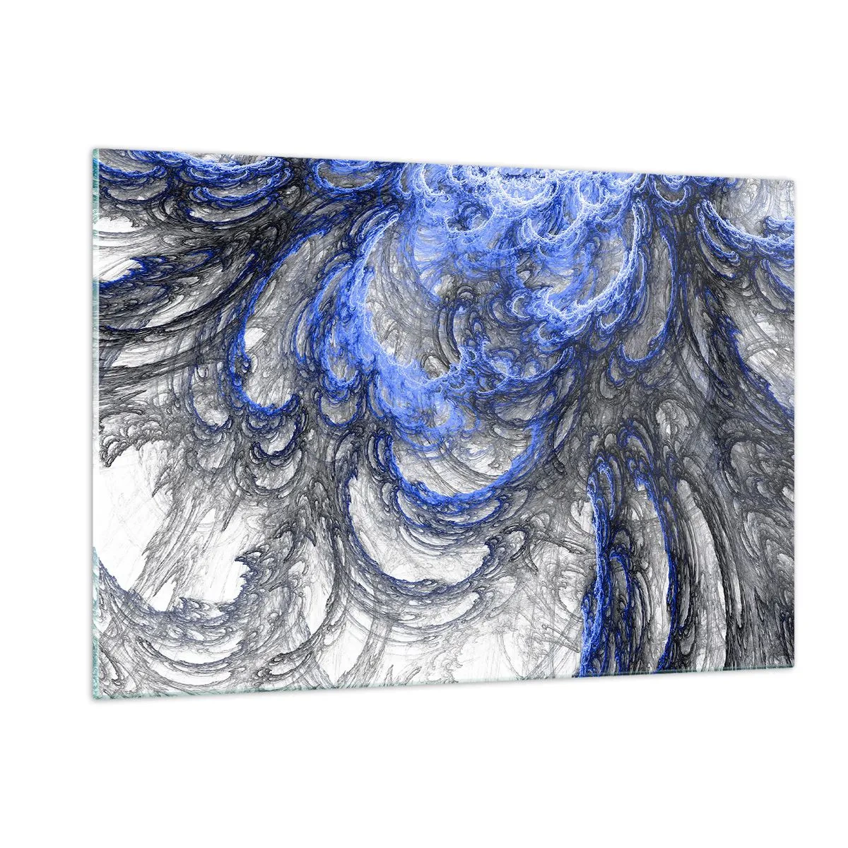 Glastavla - Bild på glas - Vågens födsel - 120x80 cm