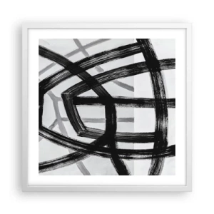 Affisch i vit ram - Att skapa djupet - 50x50 cm