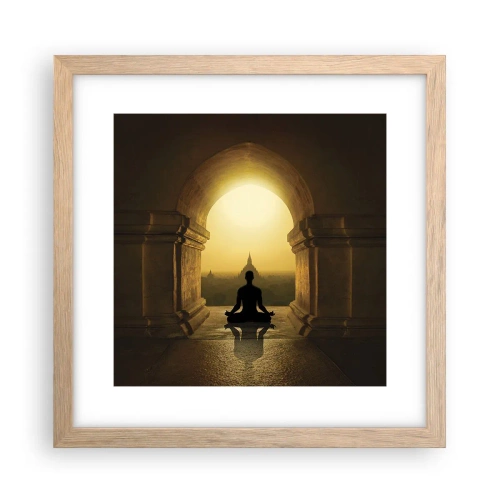 Affisch i ram av ljusek - Full harmoni - 30x30 cm