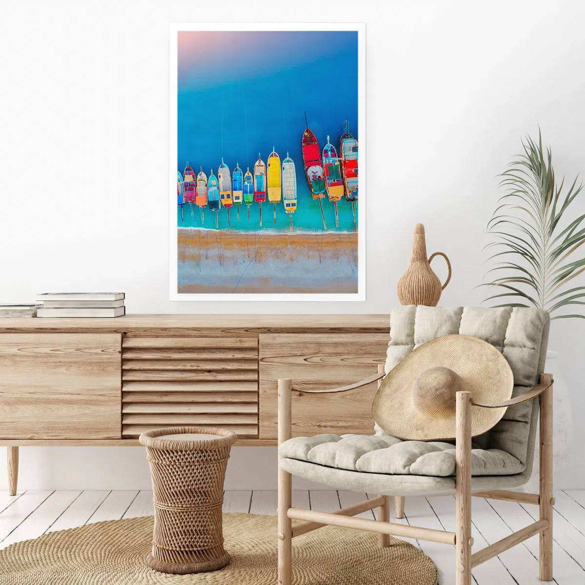 Affisch - Ur fågelperspektivet - 70x100 cm