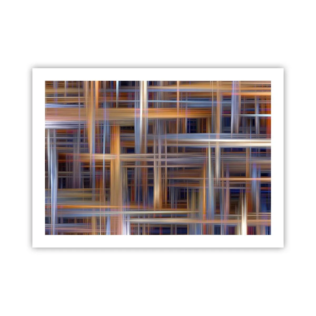 Affisch - Vävd av ljus - 70x50 cm