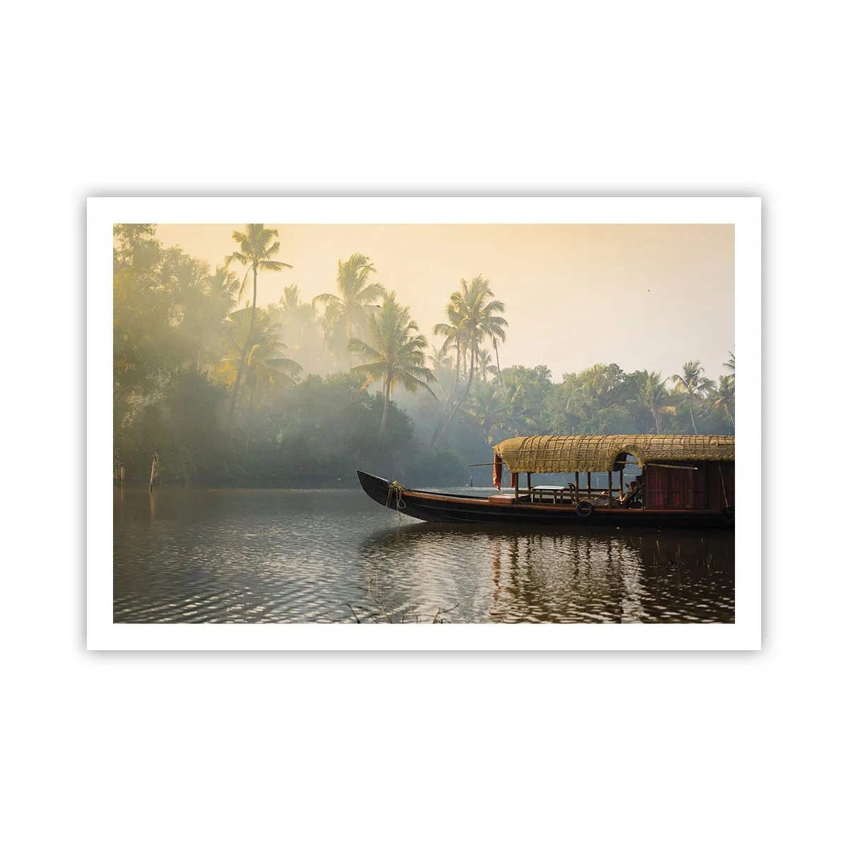 Affisch - Hus på floden - 91x61 cm