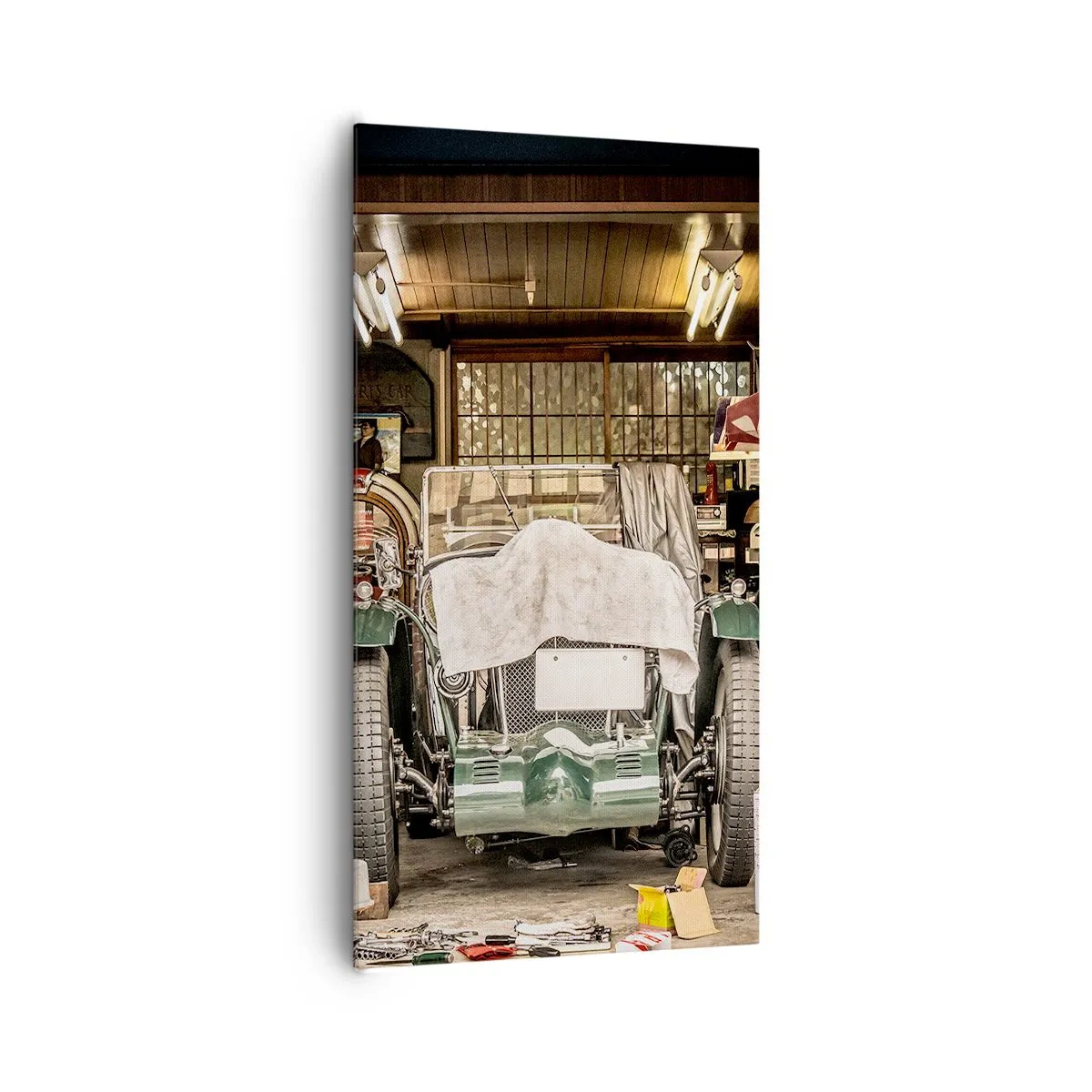 Canvastavla - Bild på duk - Tillbaka till det förflutna - 65x120 cm