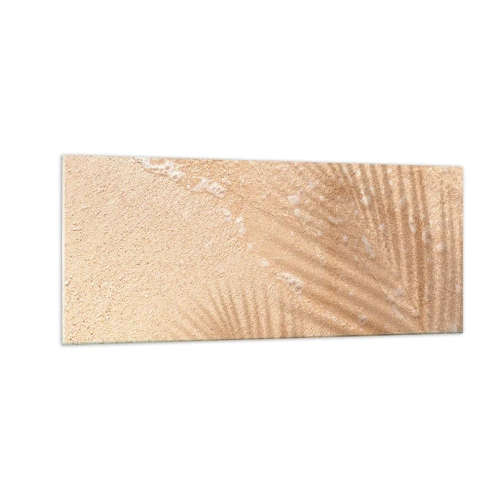 Glastavla - Bild på glas - Heta sommarens skugga - 100x40 cm