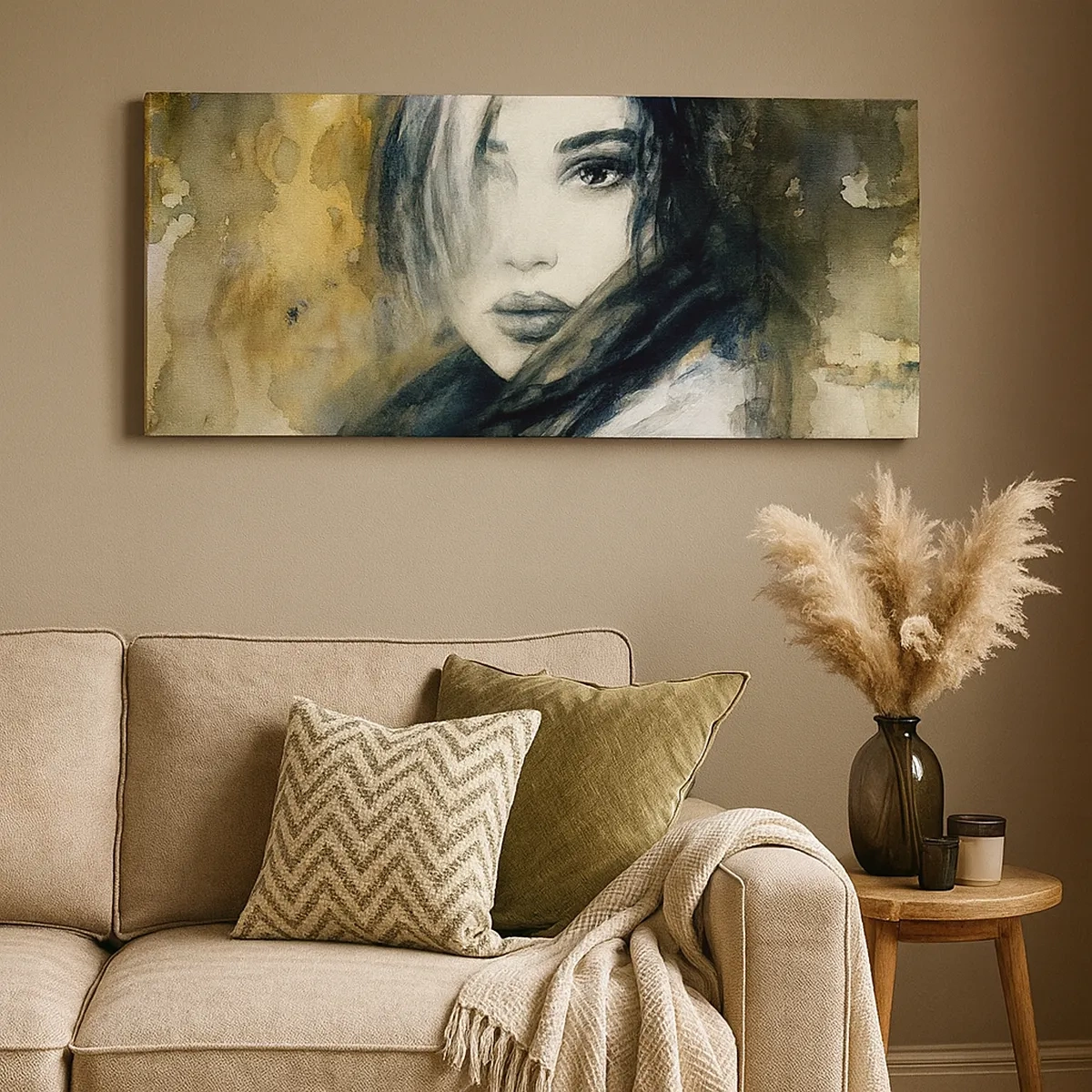 Canvastavla - Bild på duk - Mera oskyldig eller sensuell? - 30x30 cm