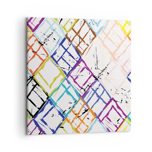 Canvastavla - Bild på duk - Celler för uthyrning - 50x50 cm