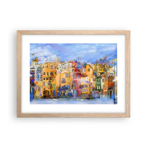 Affisch i ram av ljusek - Vi är tillsammans - 40x30 cm