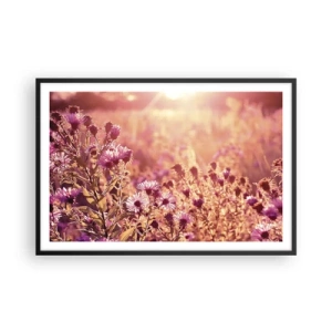 Affisch i svart ram - Innan sommaren går bort - 91x61 cm