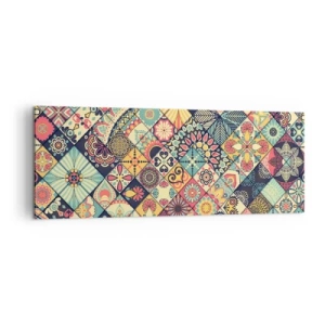 Canvastavla - Bild på duk - Marockansk stämning - 140x50 cm