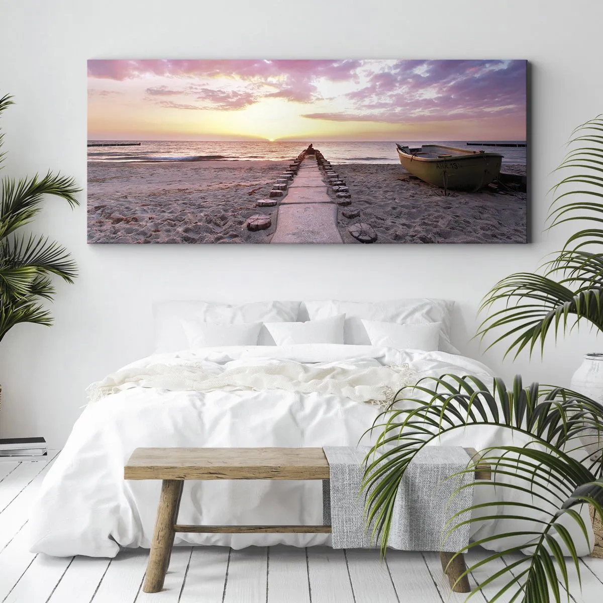 Canvastavla - Bild på duk - En stund av djup upplevelse - 120x50 cm