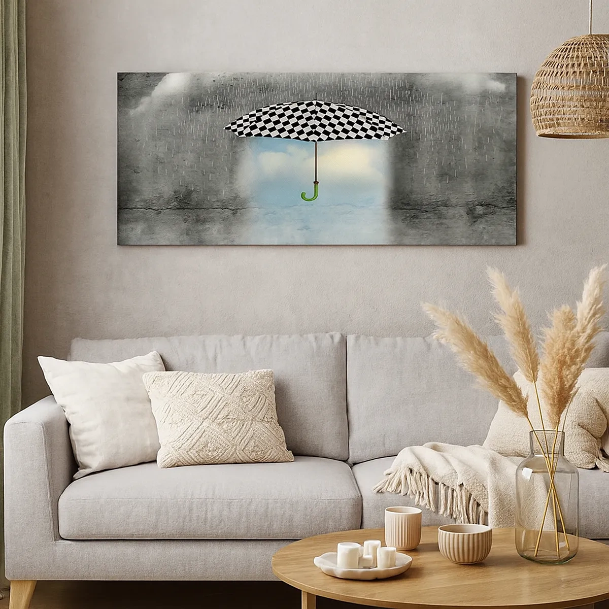 Canvastavla - Bild på duk - Det är möjligt trots allt - 30x30 cm