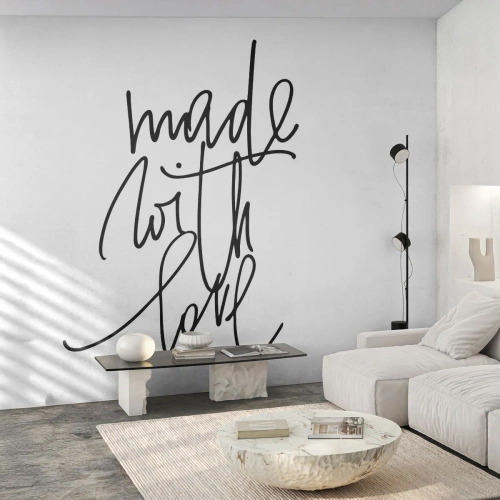 Fototapet Premium Sand - Bästa märket - Typografi, Bekräftelse, Maxim - 100x70 cm