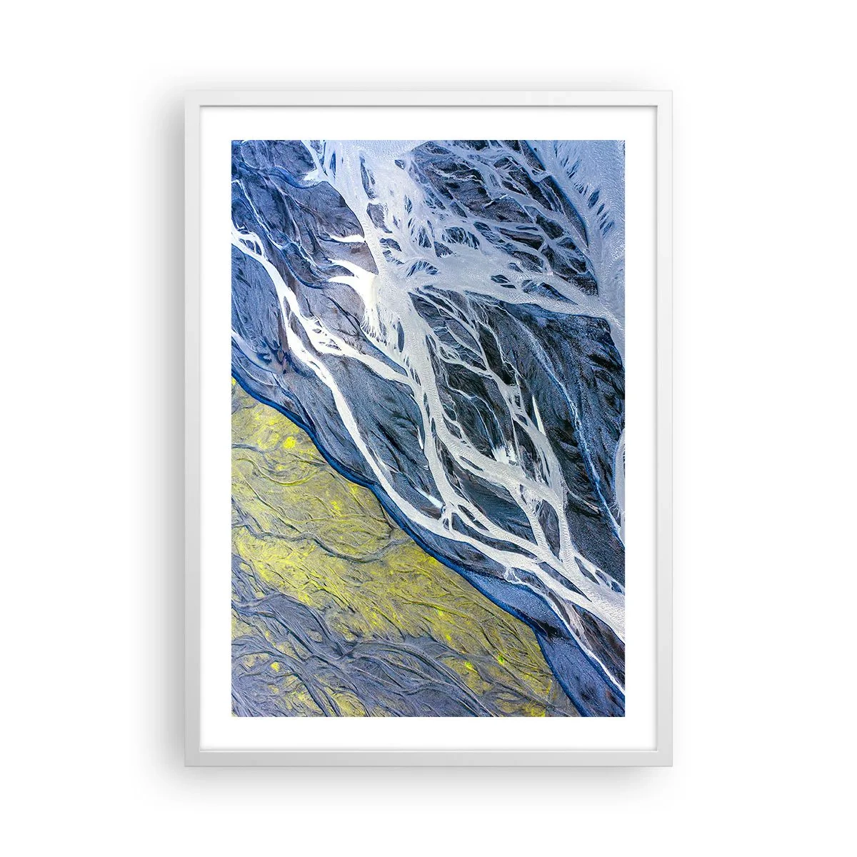 Affisch i vit ram - Naturens grottmålningar - 50x70 cm