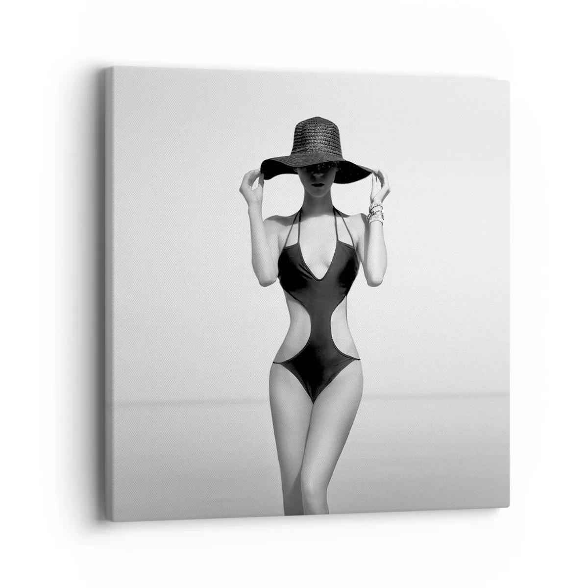 Canvastavla - Bild på duk - Mitt förnamn är: Elegans - 40x40 cm