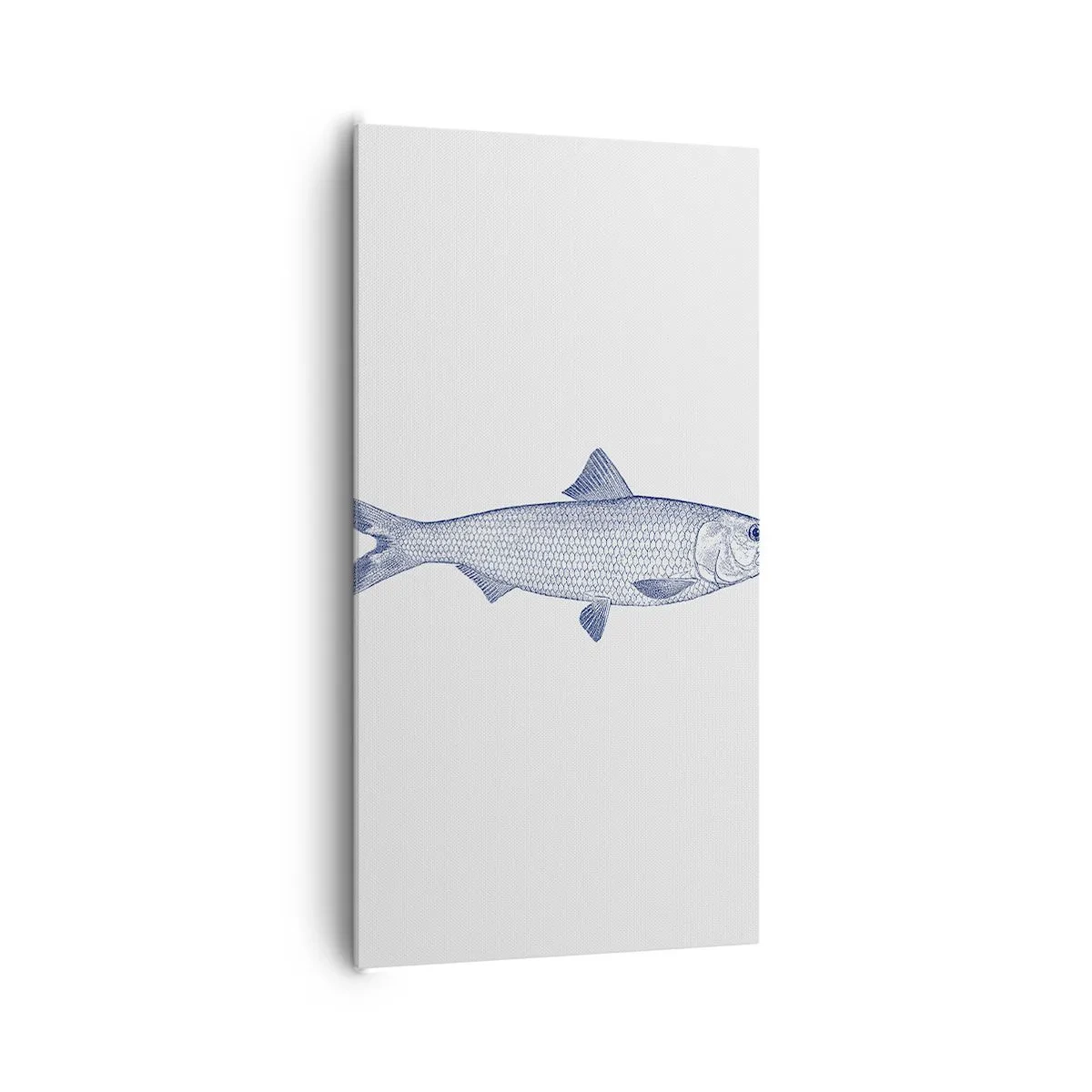 Canvastavla - Bild på duk - Hälsningar från de nordliga haven - 65x120 cm