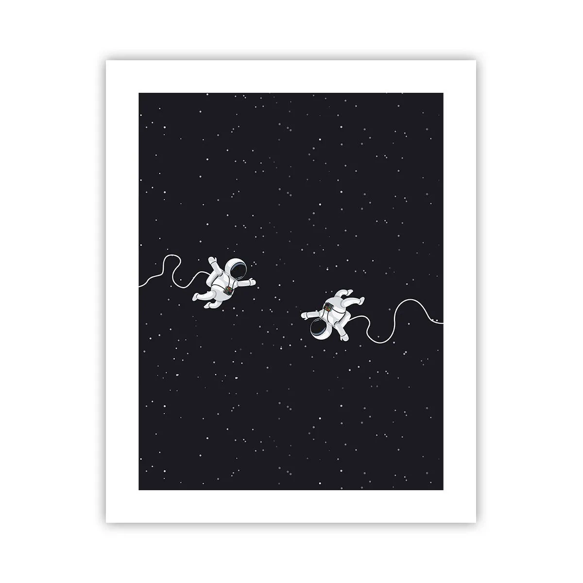 Affisch - Rymddans - 40x50 cm