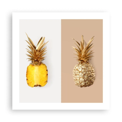 Affisch - Ananas för oss - 50x50 cm