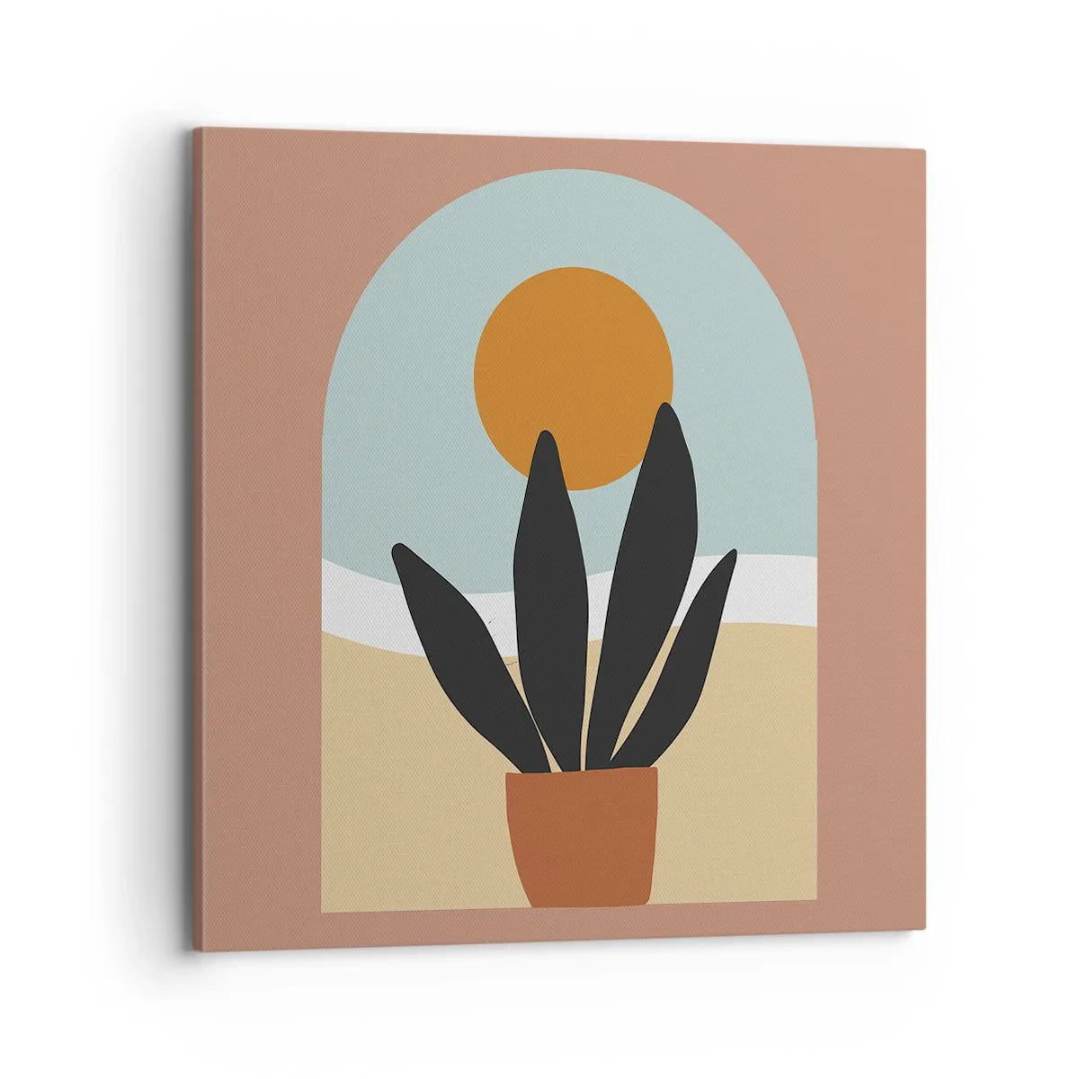 Canvastavla - Bild på duk - Små glädje - 70x70 cm