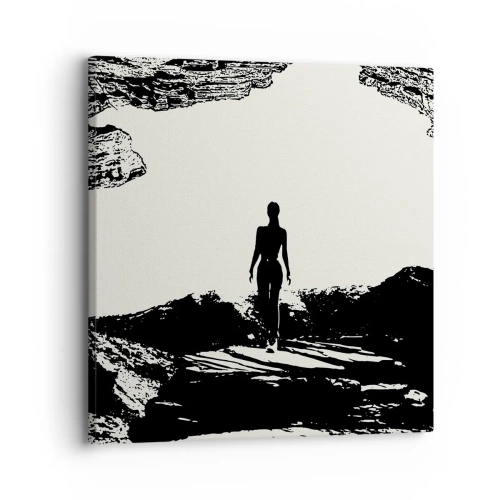 Canvastavla - Bild på duk - En ny blick - 30x30 cm
