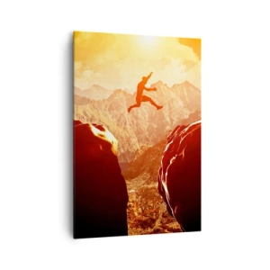 Canvastavla - Bild på duk - Passera gränser - 70x100 cm