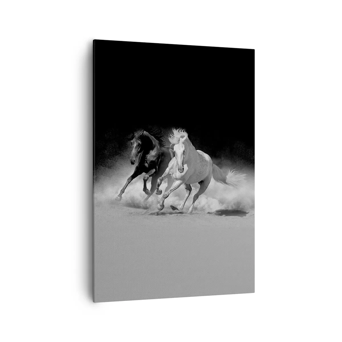 Canvastavla - Bild på duk - Frihetens galopp - 70x100 cm