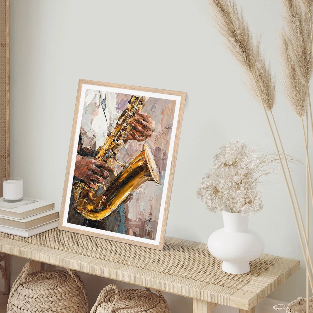 Affisch i ram av ljusek - Dags för solo - 70x100 cm