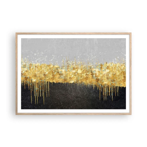 Affisch i ram av ljusek - Inåt och uppåt - 100x70 cm