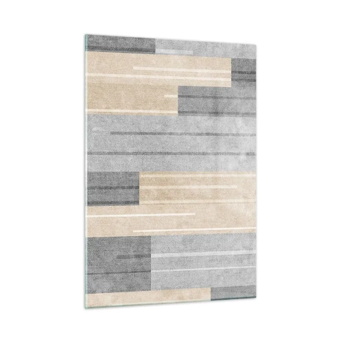 Glastavla - Bild på glas - Komposition: allt i lod - 50x70 cm