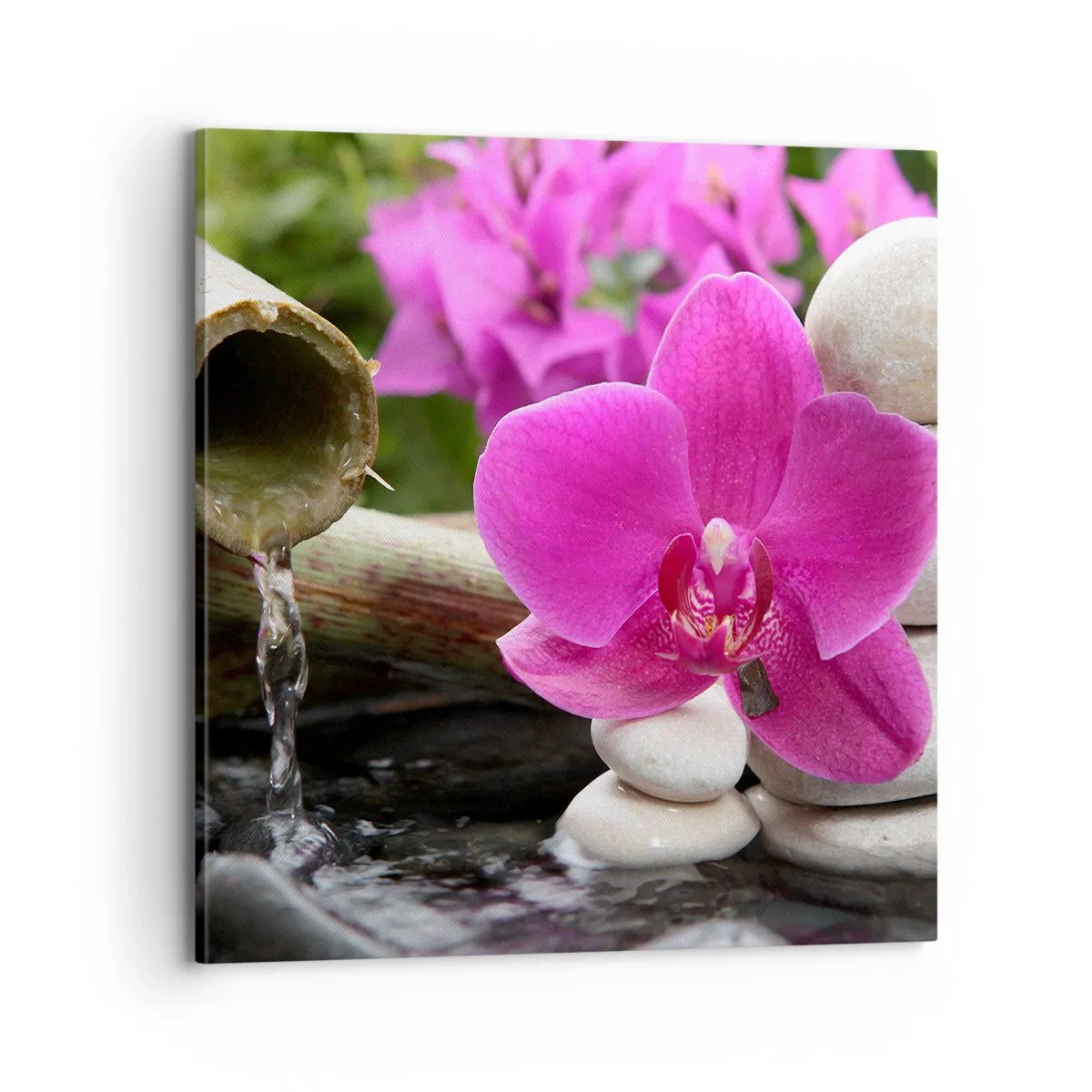 Canvastavla - Bild på duk - Så kopplar du av - 70x70 cm