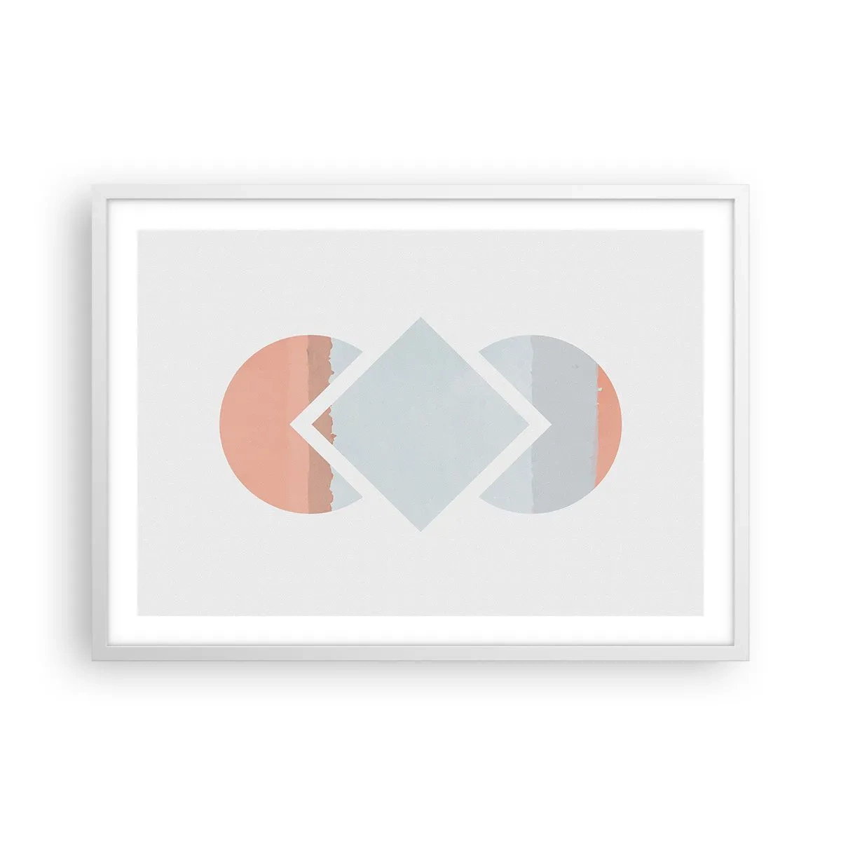 Affisch i vit ram - Situationen är klar - 70x50 cm